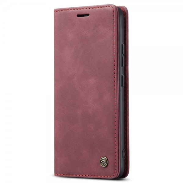 CaseMe Xiaomi 12T/12T Pro Kotelo Retro Flip Punainen