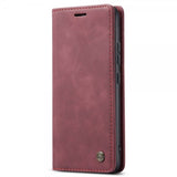 CaseMe Xiaomi 12T/12T Pro Kotelo Retro Flip Punainen
