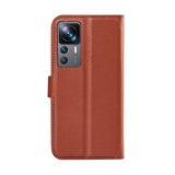 Xiaomi 12T/12T Pro Kotelo Jalustalla Ruskea