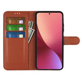 Xiaomi 12T/12T Pro Kotelo Jalustalla Ruskea