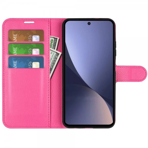 Xiaomi 13 Kotelo Litsi Magenta