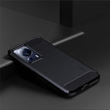 Mofi Xiaomi 13 Lite Kuori Harjattu hiilikuitukuvio Sininen