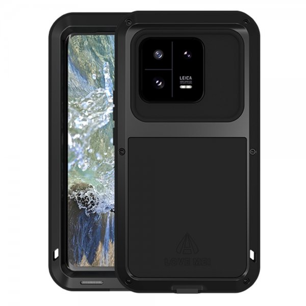 Love Mei Xiaomi 13 Pro Suojakuori Tehokas Kotelo Musta
