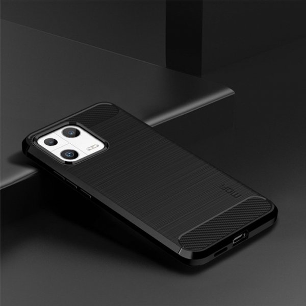 Mofi Xiaomi 13 Kuori Harjattu hiilikuiturakenne Musta