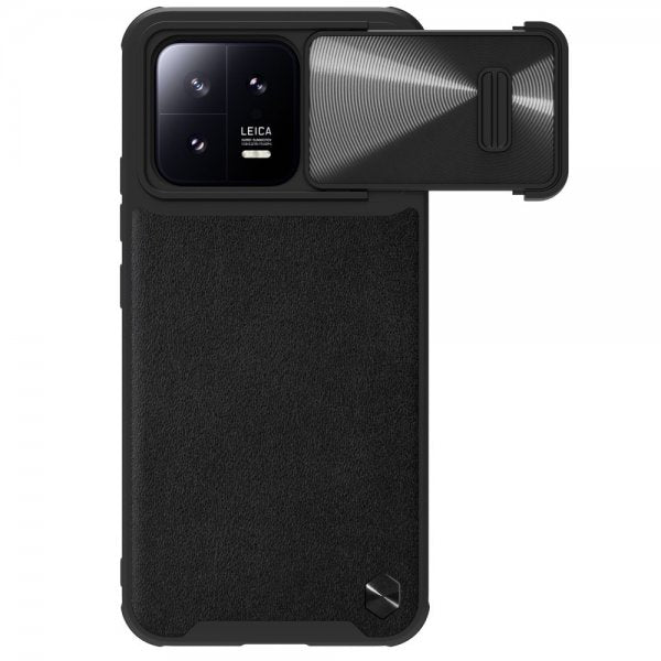 Nillkin Xiaomi 13 Kuori CamShield Leather Musta
