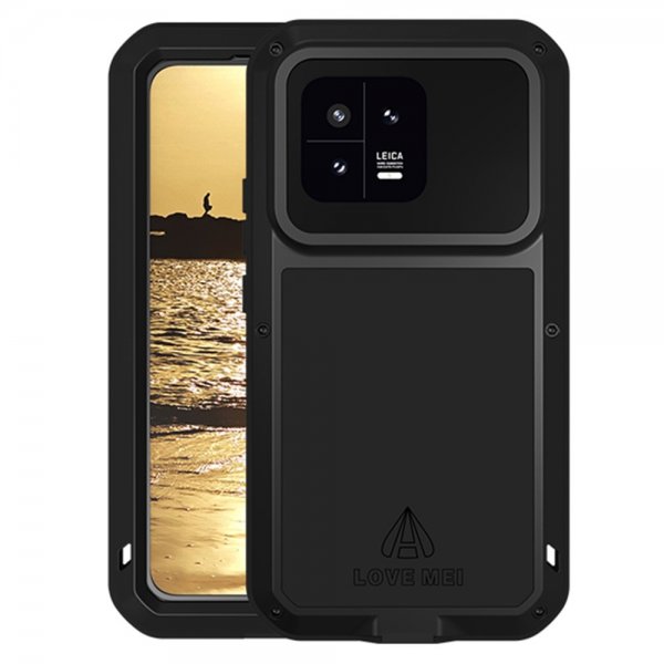 Love Mei Xiaomi 13 Kuori Tehokas Suojakotelo Musta
