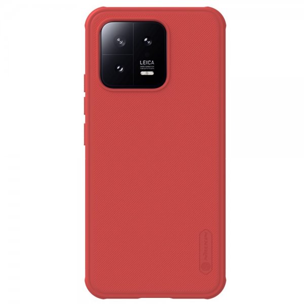 Nillkin Xiaomi 13 Kuori Super Frosted Shield Pro Punainen