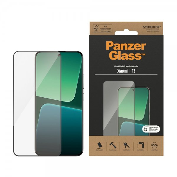 PanzerGlass Xiaomi 13 Näytönsuoja Ultra-Wide Fit