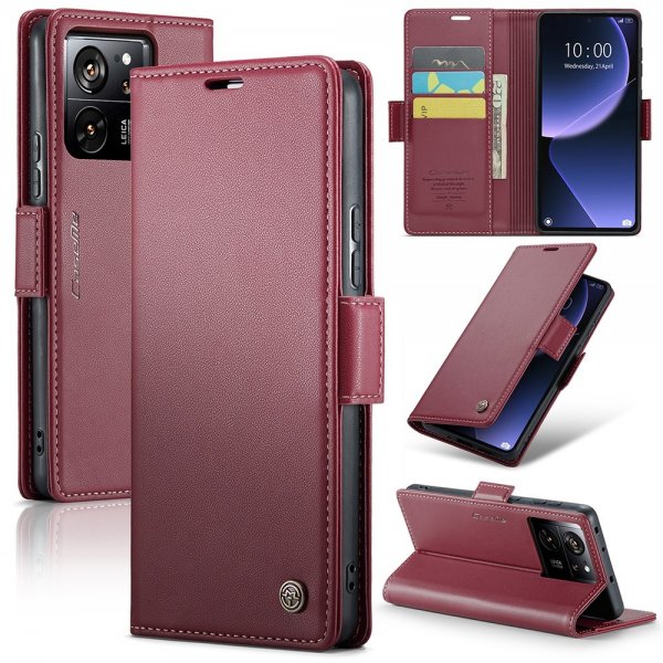 CaseMe Xiaomi 13T/13T Pro Kotelo 023-sarja Punainen
