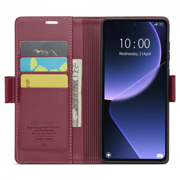 CaseMe Xiaomi 13T/13T Pro Kotelo 023-sarja Punainen