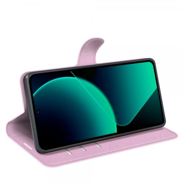 Xiaomi 13T/13T Pro Litsi-kuvioinen vaaleanpunainen kotelo