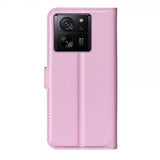 Xiaomi 13T/13T Pro Litsi-kuvioinen vaaleanpunainen kotelo