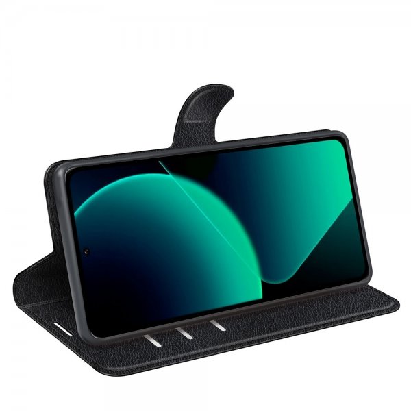 Xiaomi 13T/13T Pro Kotelo Litsi Musta