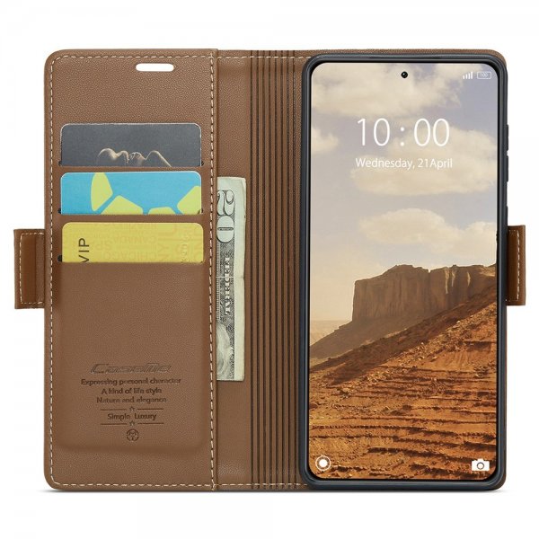 CaseMe Xiaomi 14 -kotelo 023 Series Ruskea