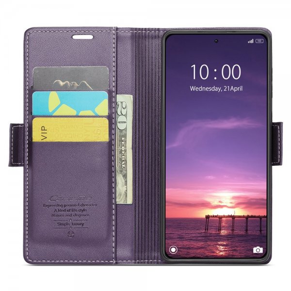 CaseMe Xiaomi 14 Kotelo 023 Series Violetti