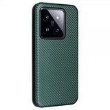Xiaomi 14-kuori hiilikuitutekstuurilla, vihreä