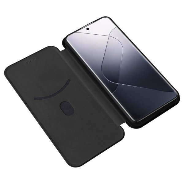 Xiaomi 14 Suojakuori Hiilikuitutekstuuri Musta