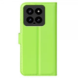 Xiaomi 14 Litchi-vihreä kotelo