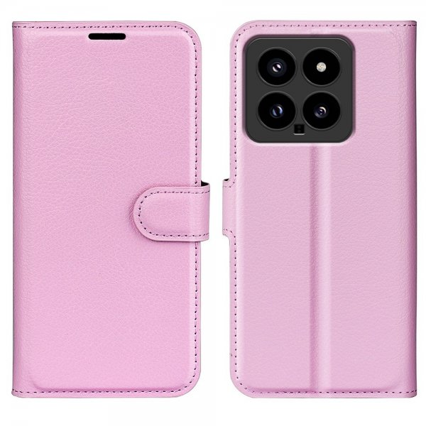 Xiaomi 14 Litchi-kuori pinkki