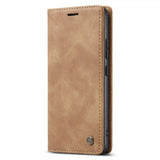 CaseMe Xiaomi 14 Retro Flip Ruskea