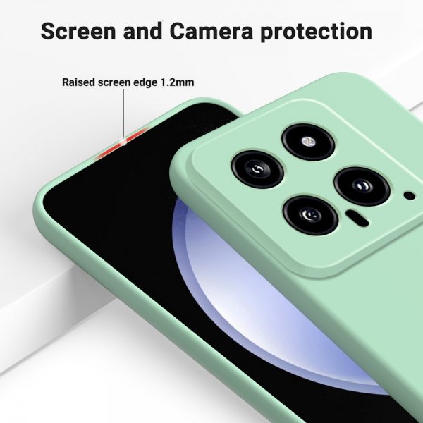 Xiaomi 14 Kuori hihnalla Silikoni Vihreä