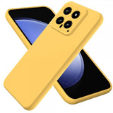Xiaomi 14 Silikonisuojakuori hihnalla Keltainen