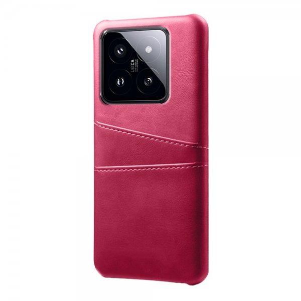 Xiaomi 14 Suojakotelo, Kaksi Korttipaikkaa, Magenta