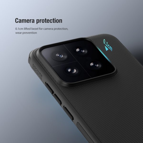 Nillkin Xiaomi 14 -suojakuori Super Frosted Shield, musta