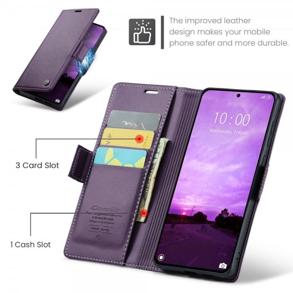CaseMe Xiaomi 14T Suojakotelo 023-sarjan violetti