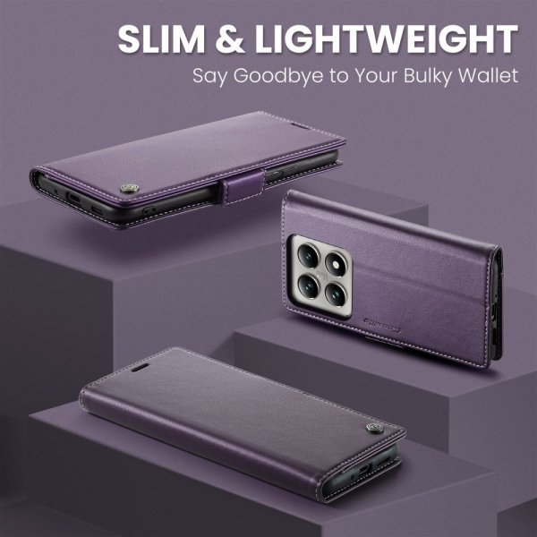 CaseMe Xiaomi 14T Suojakotelo 023-sarjan violetti