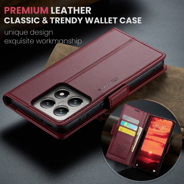 CaseMe Xiaomi 14T Kotelo 023-sarjan Punainen