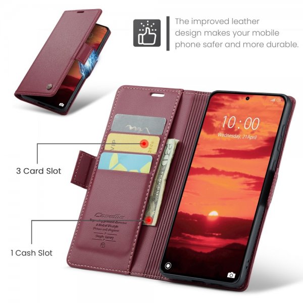 CaseMe Xiaomi 14T Kotelo 023-sarjan Punainen