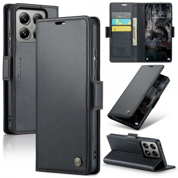 CaseMe Xiaomi 14T Suojakotelo 023 Series Musta