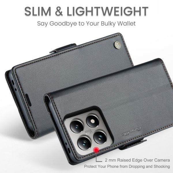 CaseMe Xiaomi 14T Suojakotelo 023 Series Musta