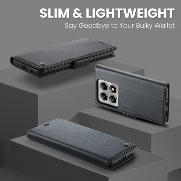 CaseMe Xiaomi 14T Suojakotelo 023 Series Musta
