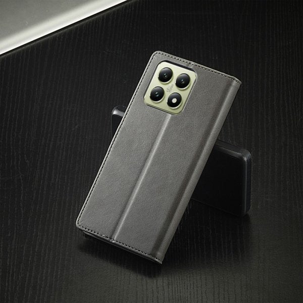 Lc.Imeeke Xiaomi 14T -suojakotelo korttipaikalla ja jalustatoiminnolla, harmaa
