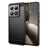 Xiaomi 14T Kuori Harjattu hiilikuitutekstuuri Musta