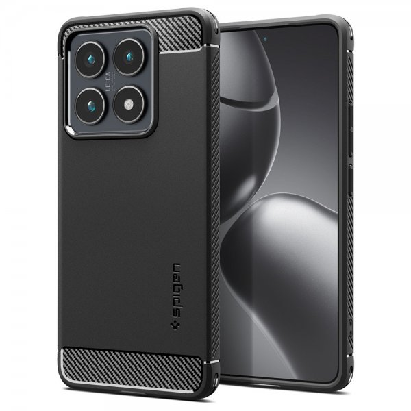 Spigen Xiaomi 14T Kuori Rugged Armor Matte Black