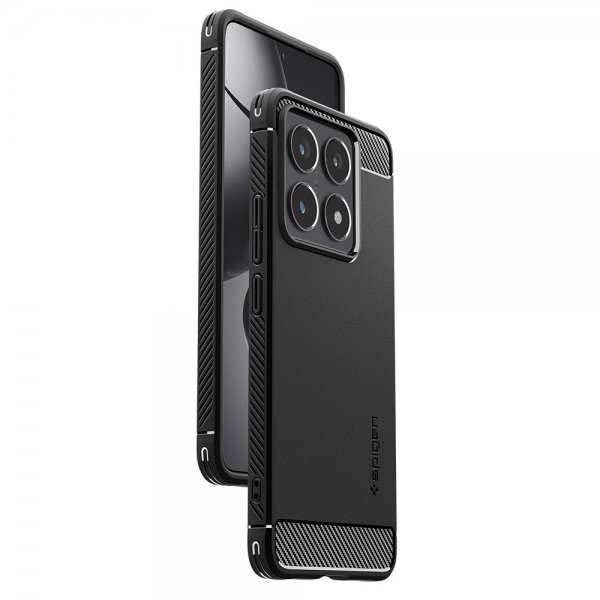 Spigen Xiaomi 14T Kuori Rugged Armor Matte Black