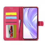 Lc.Imeeke Xiaomi Mi 11 Suojakotelo korttipaikalla Magenta