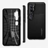 Spigen Xiaomi Mi Note 10/Mi Note 10 Pro Suojakuori Rugged Armor Mattamusta