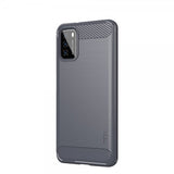 Mofi Xiaomi Poco M3 kuori harjattua hiilikuitua, harmaa