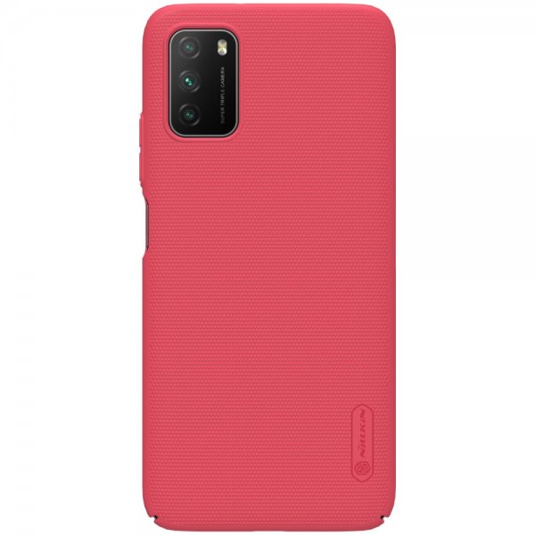 Nillkin Xiaomi Poco M3 Suojakuori Frosted Shield Punainen