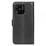 Xiaomi Redmi 10C Litchi-suojakuori Musta