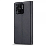 Lc.Imeeke Xiaomi Redmi 10C suojakotelo, jossa korttipaikat ja jalustatoiminto, musta