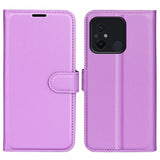 Xiaomi Redmi 12C Litsi Nahkakuori Violetti