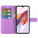Xiaomi Redmi 12C Litsi Nahkakuori Violetti