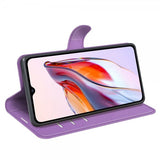 Xiaomi Redmi 12C Litsi Nahkakuori Violetti