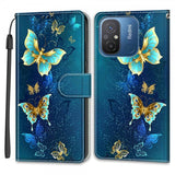 Xiaomi Redmi 12C Kotelo Kuviollinen Glitter Perhoset