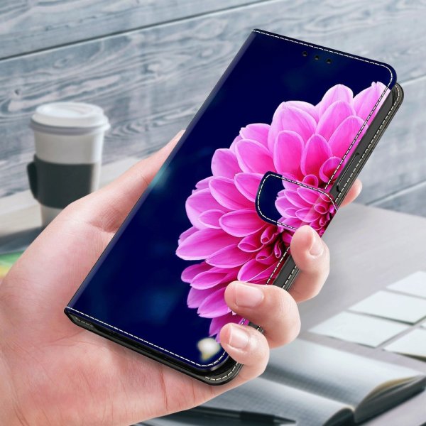 Xiaomi Redmi 12C Kotelo Kuosi Vaaleanpunainen Kukka